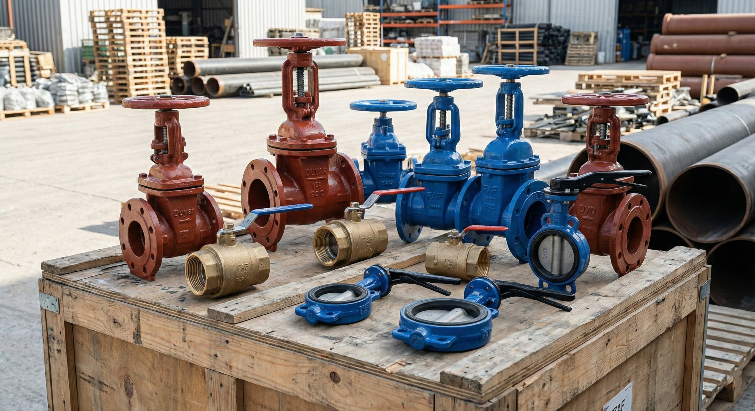 Endüstriyel Vana Çözümleri: Küresel, Sürgülü ve Kelebek Vanalar - Görsel 1